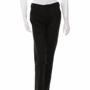 Black Theyskens Theory lambskin pants